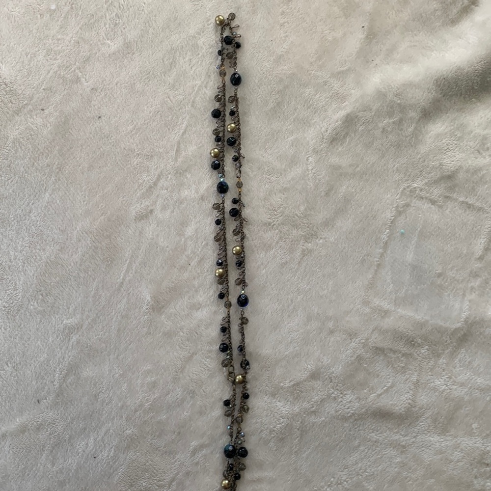 Bronze beaded necklace